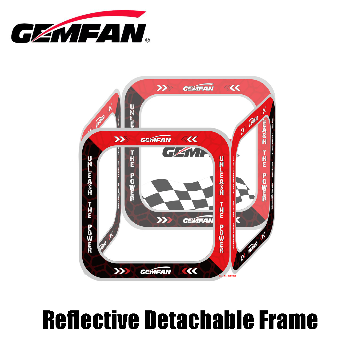 Drone Racing Flag - GEMFAN-puerta de entrenamiento de Dron cuadrado,