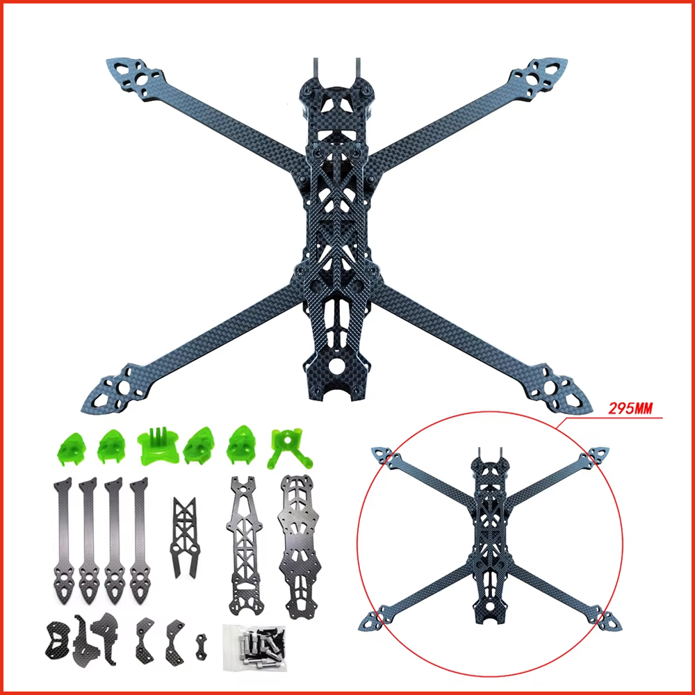 Marco de cuadricóptero de fibr - Drone Racing Frame reseña y precio