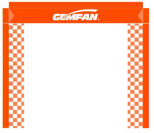 Gemfan152 * 152CM 5x5 pies FPV - Drone Racing Flag reseña y precio