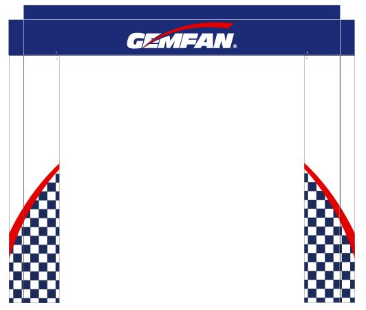 Gemfan152 * 152CM 5x5 pies FPV - Drone Racing Flag reseña y precio