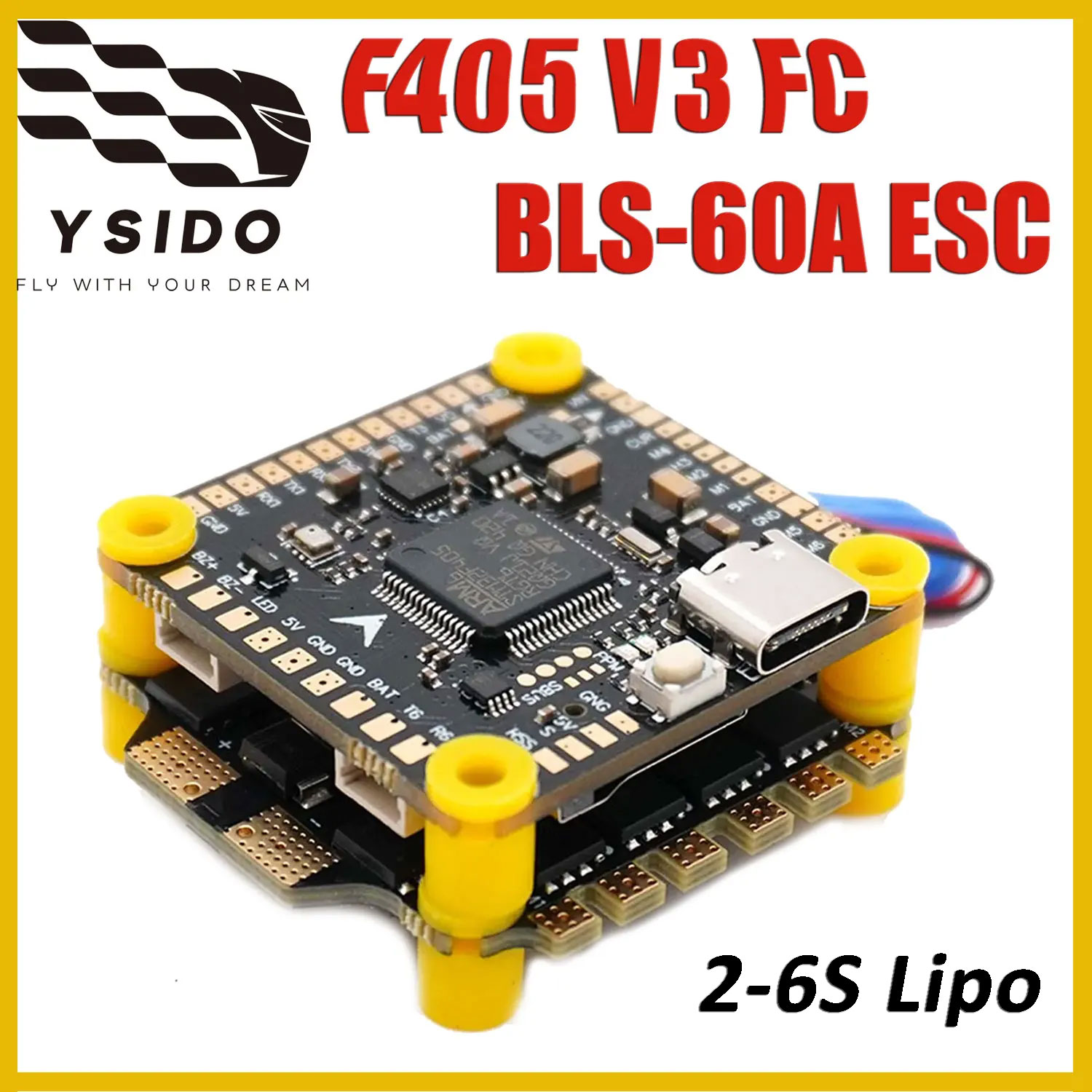 Controlador de Vuelo YSIDO F40 - Drone Racing Flight Controller reseña y precio